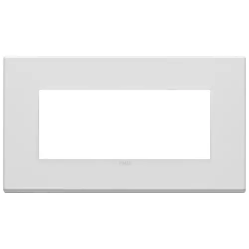 Vimar - 22649.01 - Plaque 5M BS métal blanc mat