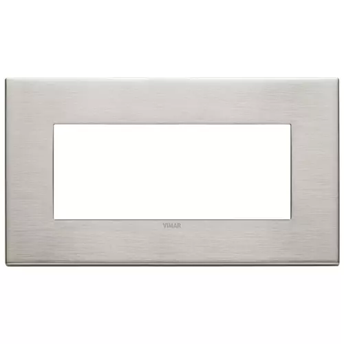 Vimar - 22649.11 - Plate 5M BS metal brushed nickel