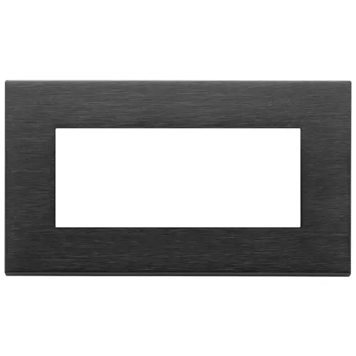 Vimar - 22649.13 - Plate 5M BS metal brushed black