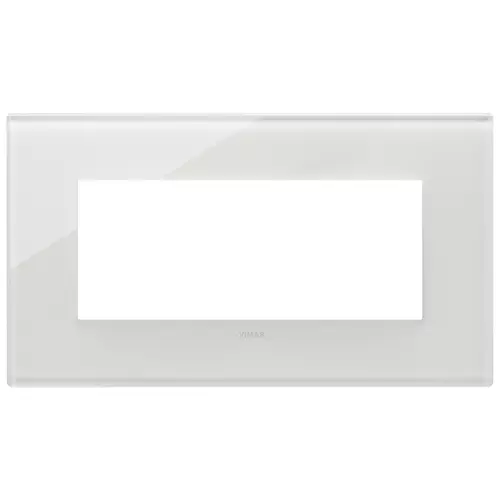 Vimar - 22649.71 - Plate 5M BS glass milky white