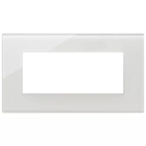 Vimar - 22649.71 - Πλαίσιο 5M BS ποτήρι λευκό latte