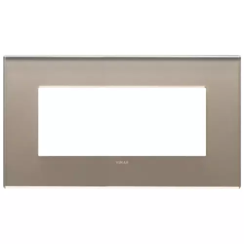 Vimar - 22649.77 - Placca 5M BS opale bruno