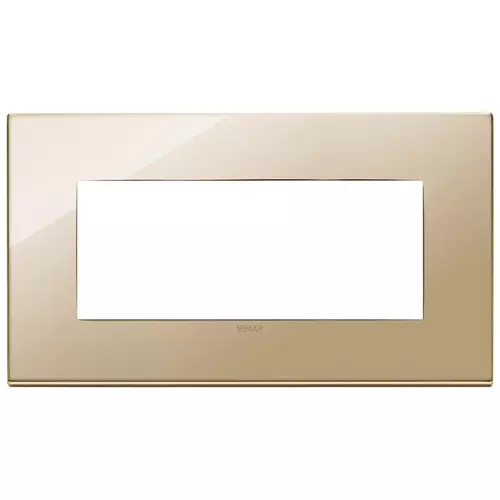 Vimar - 22649.82 - Plate 5M BS metal gold