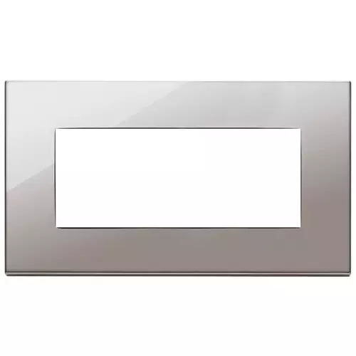 Vimar - 22649.83 - Plate 5M BS metal black chrome