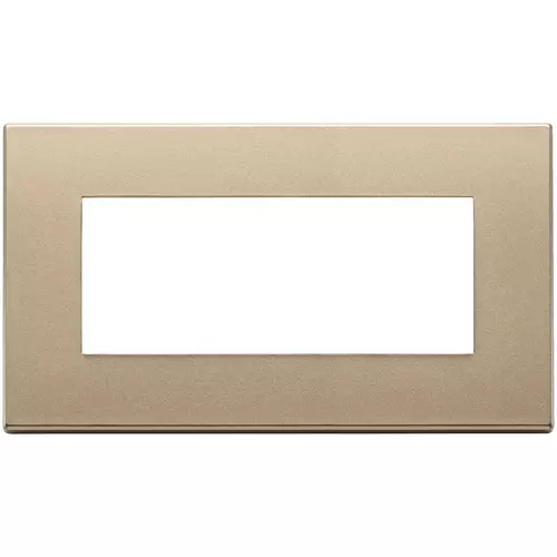 Vimar - 22649.88 - Plate 5M BS metal satin gold