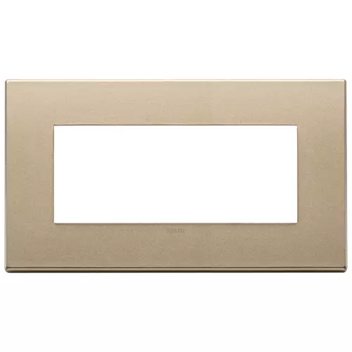 Vimar - 22649.88 - Plate 5M BS metal satin gold