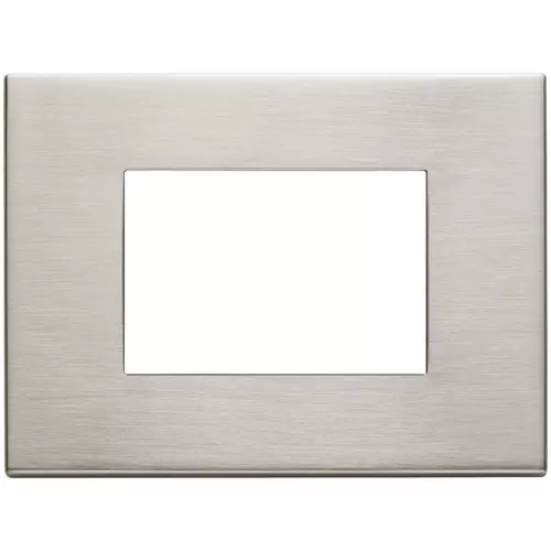 Vimar - 22653.11 - Plate 3M metal brushed nickel