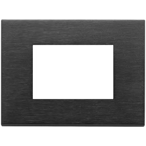 Vimar - 22653.13 - Plate 3M metal brushed black