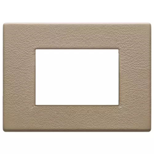 Vimar - 22653.21 - Plaque 3M cuir Savane