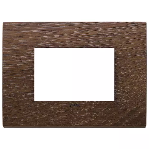 Vimar - 22653.32 - Plaque 3M bois noyer américain