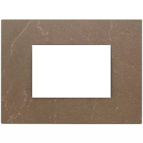 Vimar - 22653.52 - Plate 3M marbl.stoneware Coffee brown