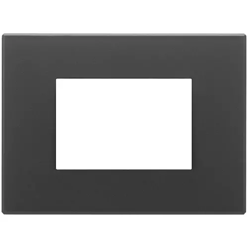 Vimar - 22653.73 - Plate 3M glass satin black