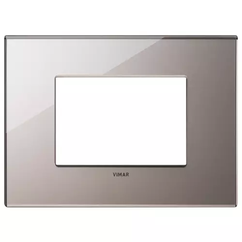 Vimar - 22653.76 - Plate 3M mirror glass shiny bronze
