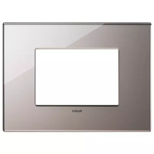 Vimar - 22653.76 - Placa 3M cristal espejo bronce brillante