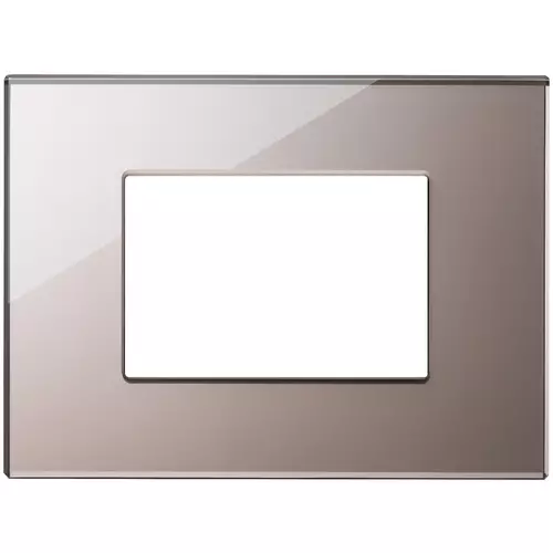 Vimar - 22653.76 - Plate 3M mirror glass shiny bronze