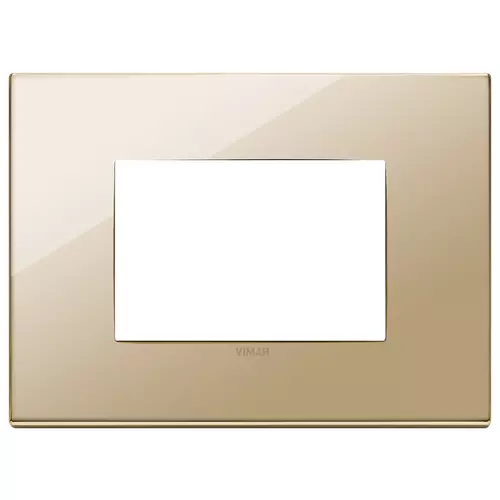 Vimar - 22653.82 - Plate 3M metal gold