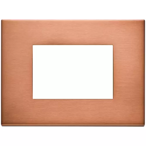 Vimar - 22653.86 - Placca 3M rame spazzolato