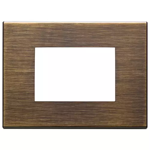 Vimar - 22653.87 - Plate 3M metal antique brushed bronze