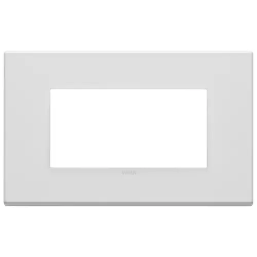 Vimar - 22654.01 - Placa 4M metal blanco mate