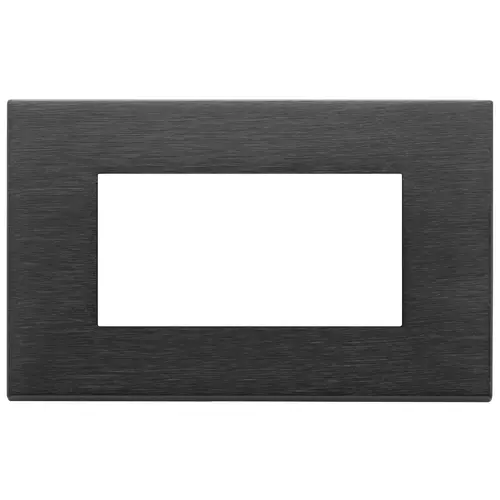 Vimar - 22654.13 - Plate 4M metal brushed black
