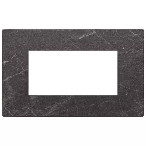 Vimar - 22654.53 - Plate 4M marbl.stoneware black Marquina