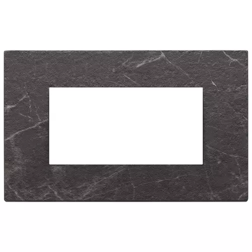 Vimar - 22654.53 - Plate 4M marbl.stoneware black Marquina