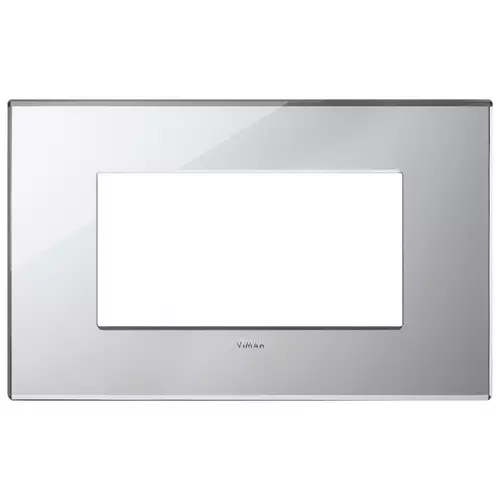 Vimar - 22654.75 - Placca 4M argento ghiaccio