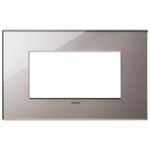Vimar - 22654.76 - Plate 4M mirror glass shiny bronze