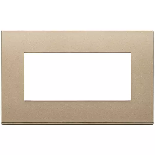 Vimar - 22654.88 - Placa 4M metal oro satinado