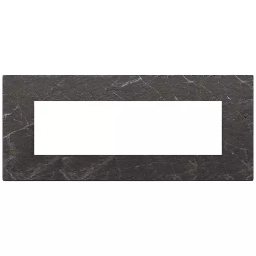 Vimar - 22657.53 - Plate 7M marbl.stoneware black Marquina