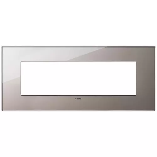 Vimar - 22657.76 - Placa 7M cristal espejo bronce brillante