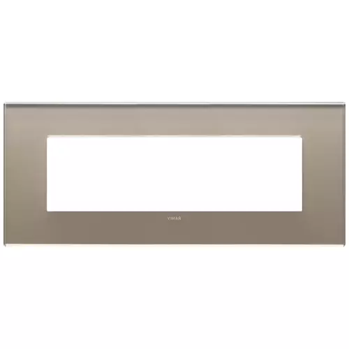 Vimar - 22657.77 - Plaque 7M miroir opale brune