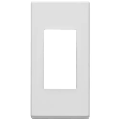Vimar - 22666.01 - Placa 1Mpan.metal blanco mate
