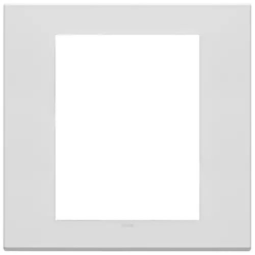 Vimar - 22668.01 - Placa 8M metal blanco mate
