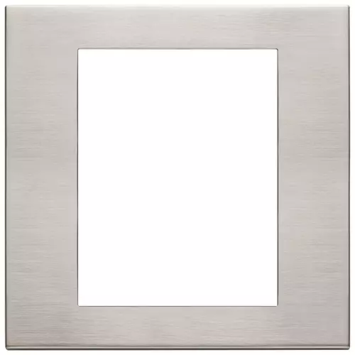 Vimar - 22668.11 - Plate 8M brushed nickel