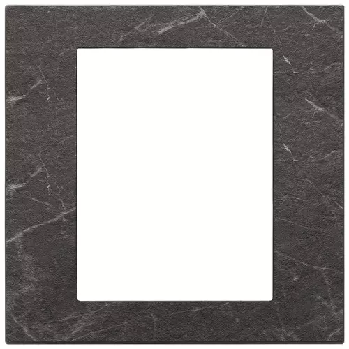 Vimar - 22668.53 - Plaque 8M grès marbré noir Marquina