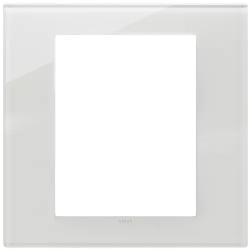 Vimar - 22668.71 - Plate 8M glass milky white
