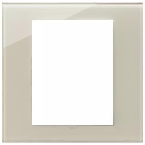 Vimar - 22668.72 - Plaque 8M verre blanc Canvas