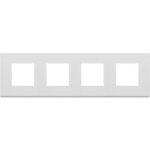 Vimar - 22669.01 - Plate 8M(2+2+2+2)x71mm metal matt white