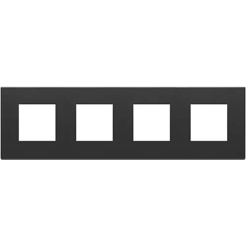 Vimar - 22669.03 - Plate8M(2+2+2+2)x71mm met.anthracitegrey