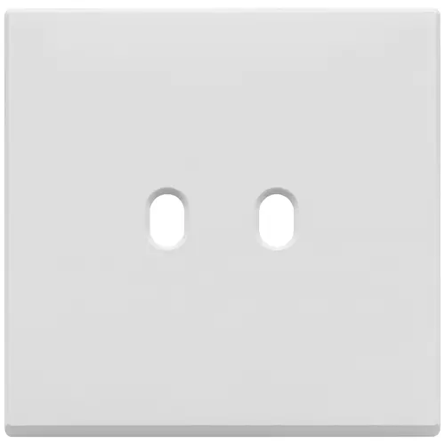 Vimar - 22672.2.01 - Plaque 2Mx2 Vintage blanc mat