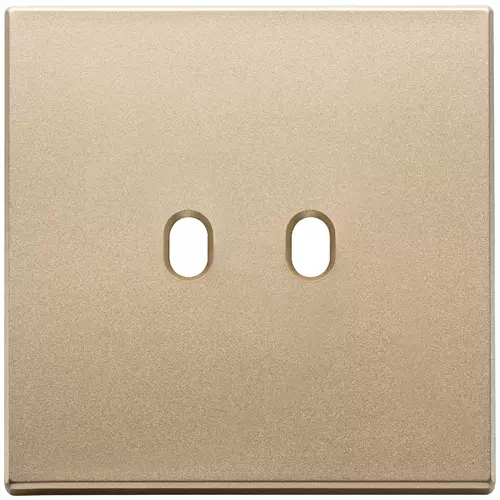 Vimar - 22672.2.88 - Plate 2Mx2 Vintage satin gold