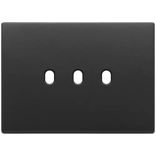 Vimar - 22673.3.03 - Plaque 3Mx3 Vintage gris anthracite