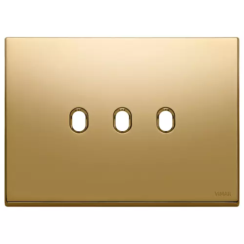 Vimar - 22673.3.82 - Πλάκα 3Mx3 Vintage χρυσός