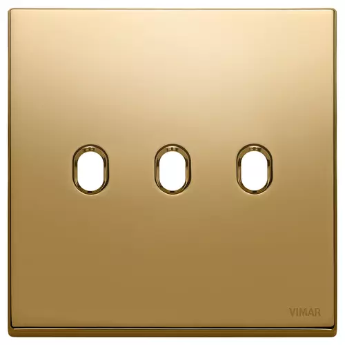 Vimar - 22675.3.82 - Plate 3Mx3 BS Vintage gold