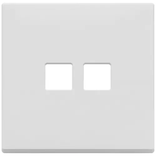Vimar - 22682.2.01 - Plate 2Mx2 Flat matt white