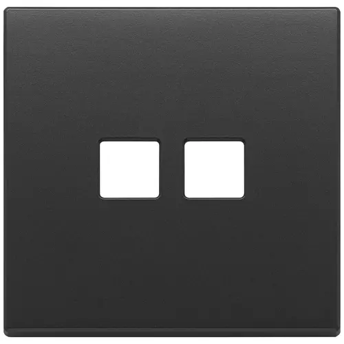 Vimar - 22682.2.03 - Plate 2Mx2 Flat anthracite grey