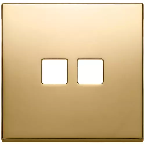 Vimar - 22682.2.82 - Plate 2Mx2 Flat gold