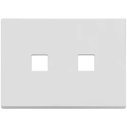 Vimar - 22683.2.01 - Plate 3Mx2 Flat matt white