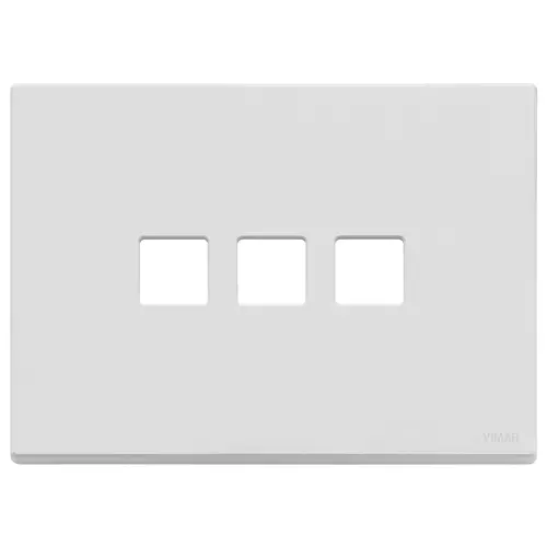 Vimar - 22683.3.01 - Plate 3Mx3 Flat matt white